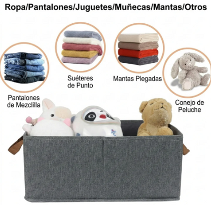 4x1 cajas organizadoras de ropa tela resistente armable