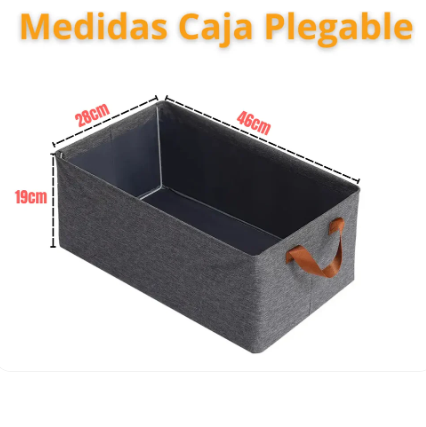 4x1 cajas organizadoras de ropa tela resistente armable