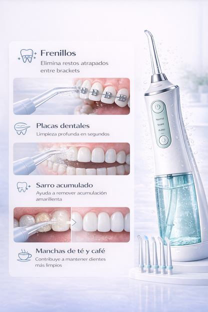 IRRIGADOR BUCAL PERFECT SMILE RECARGABLE