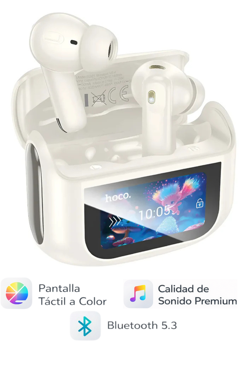 Air pods Inteligentes con cancelación de ruído IA