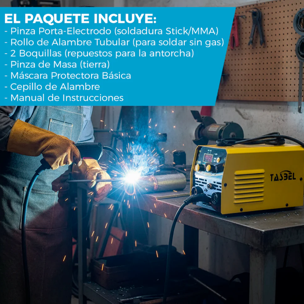 Soldadora Multiusos de alto rendimiento Portátil TIG/MIG